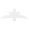 Ekena Millwork Alberta Architectural Grade PVC Gable Bracket, 60"W x 22 1/2"H x 2"D x 6"F, 9/12 Pitch GBP060X23X0206ALB00 - alternate 2